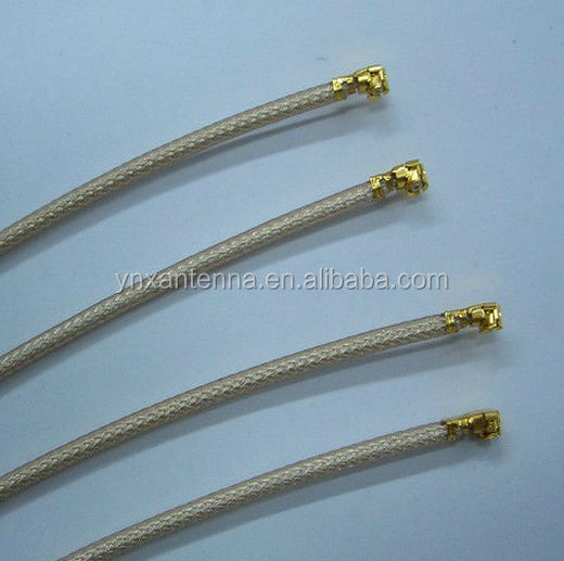 2 Conductor RG1.13 Cable SMA Female Connector Pigtail Cable for Antenna Requirement