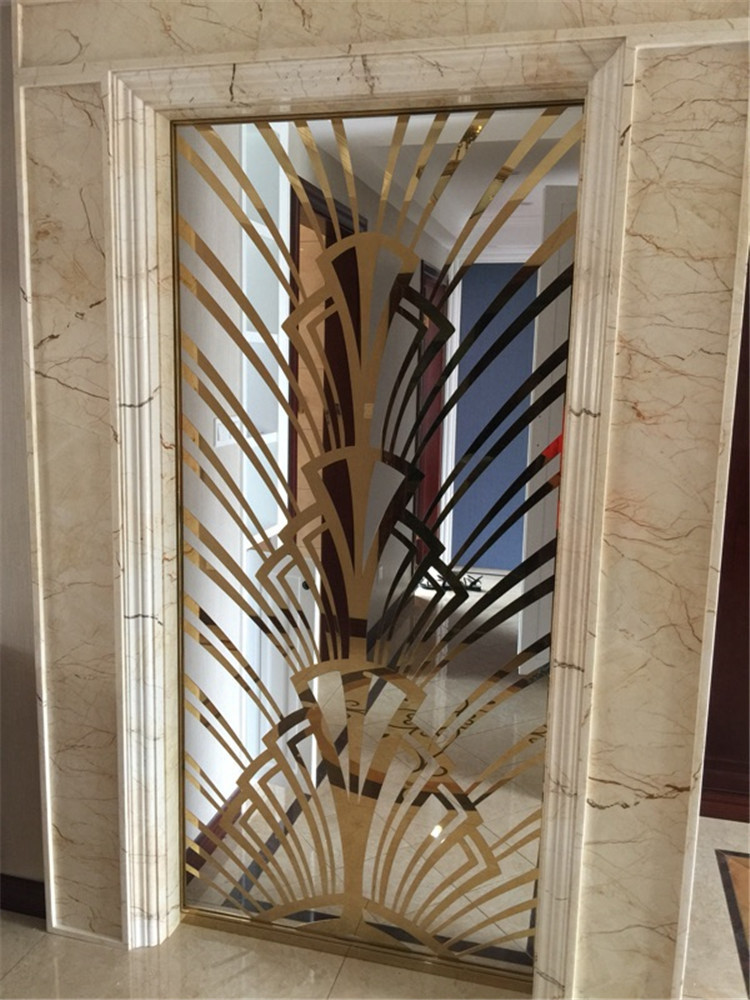 Mirror Rose Gold Stainless Steel Wall Panels For Facade/Wall Cladding/ Curtain Wall/Ceiling