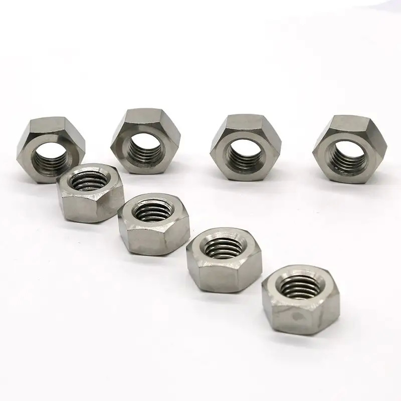 hot Dip Galvanized Hexagon Nuts Din 934 M6 M8 M10 Carbon Steel Hex Head Industrial Nut