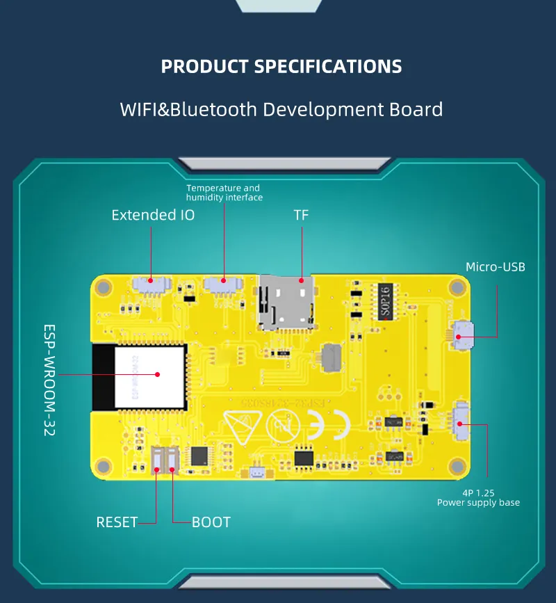 ESP32 Display Module 3.5 Inch Product weight About 50g for Affordable Display Solutions