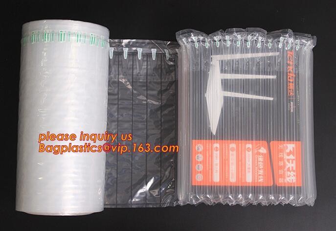 Plastic wrap air bag colume double layer bubble courier bag poly bubble bag for promotion, Shockproof Safety Air Cushion