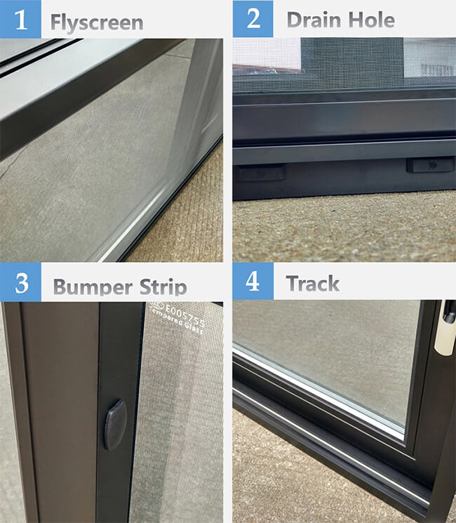 aluminum sliding window
