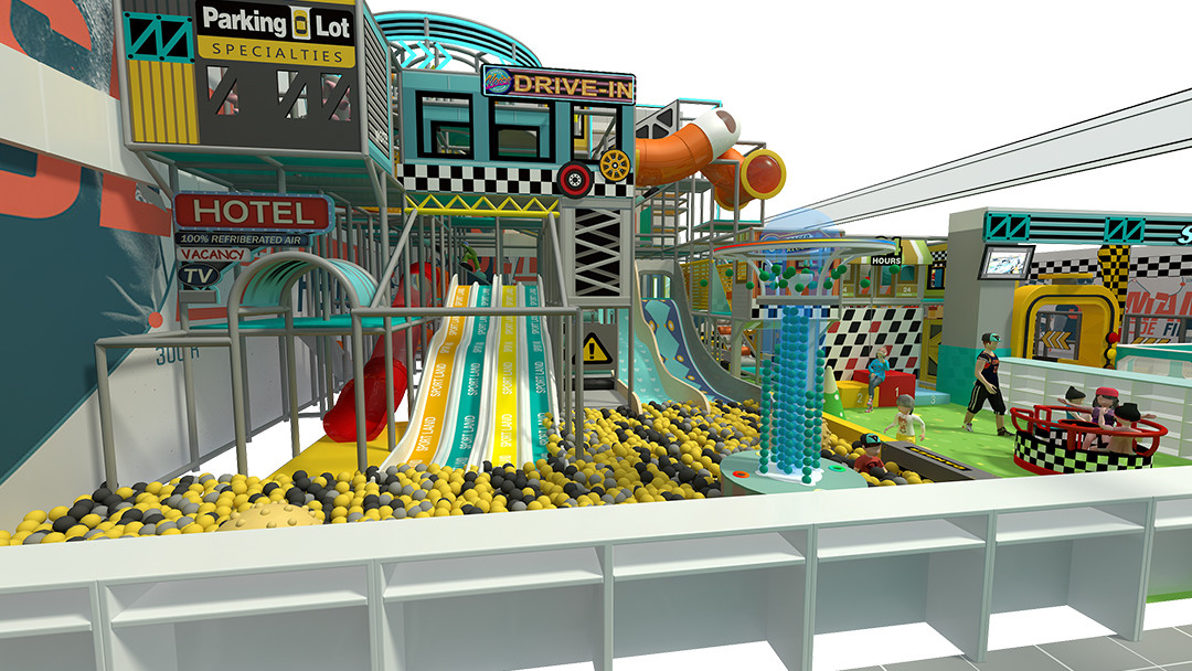 2-12 Years Kids Indoor Play Structure Amusement Park Equipment Free Design