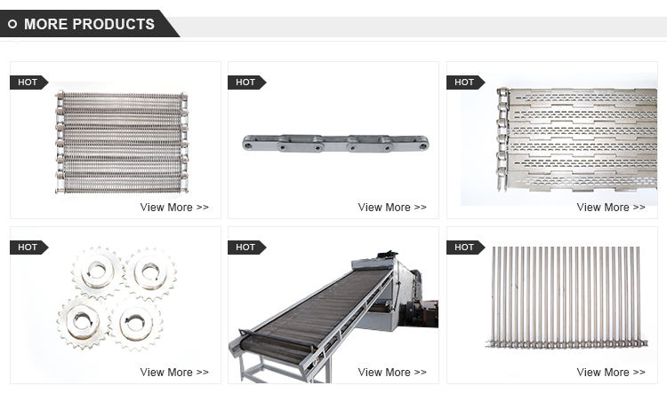 Flat Metal Stainless Steel Eye Link Conveyor Belt Wire Mesh For Oven