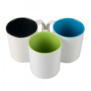 China Vacuum Simple Wholesale Custom Logo Milk Cups Caffe Mugs Chinese Ceramic Mugs Manufacturer on sale