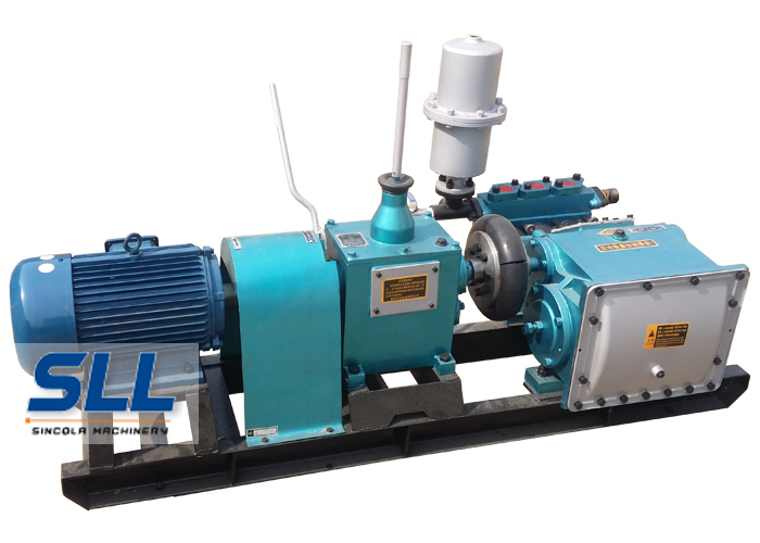 High pressure hydraulic plunger piston diesel engine electric three cylinders mine coal sewage mud tunnel sludge pump 