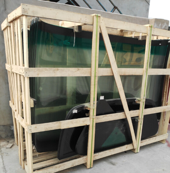 Tempered Yutong Bus Front Glass Sun Protection High Performance 5302 01246