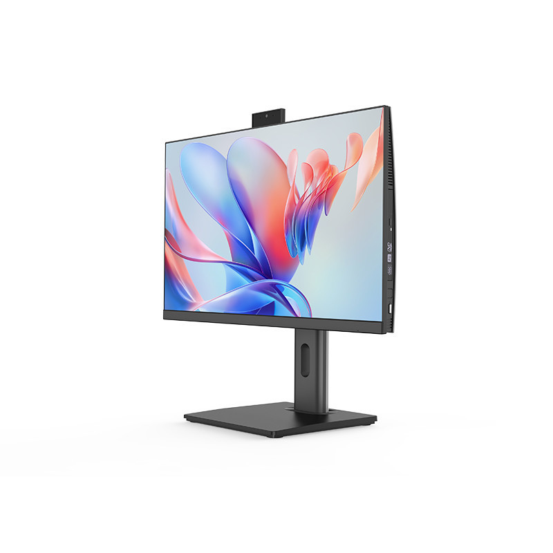 Custom 27 Inch All In One Desktop Computer DVD Fingerprint Recognition Office All-In-One PC