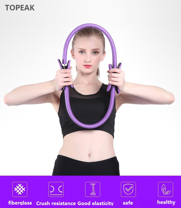35.56mm 14" Pilates Ring Resistance Bands To Tone Inner Thigh Full Body