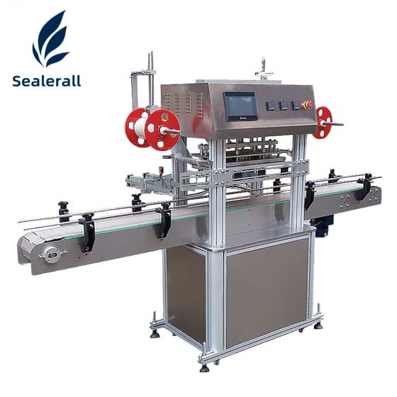 Fully Automatic Bottle Sealing Machine Stable Stainless Steel Machine Appearance