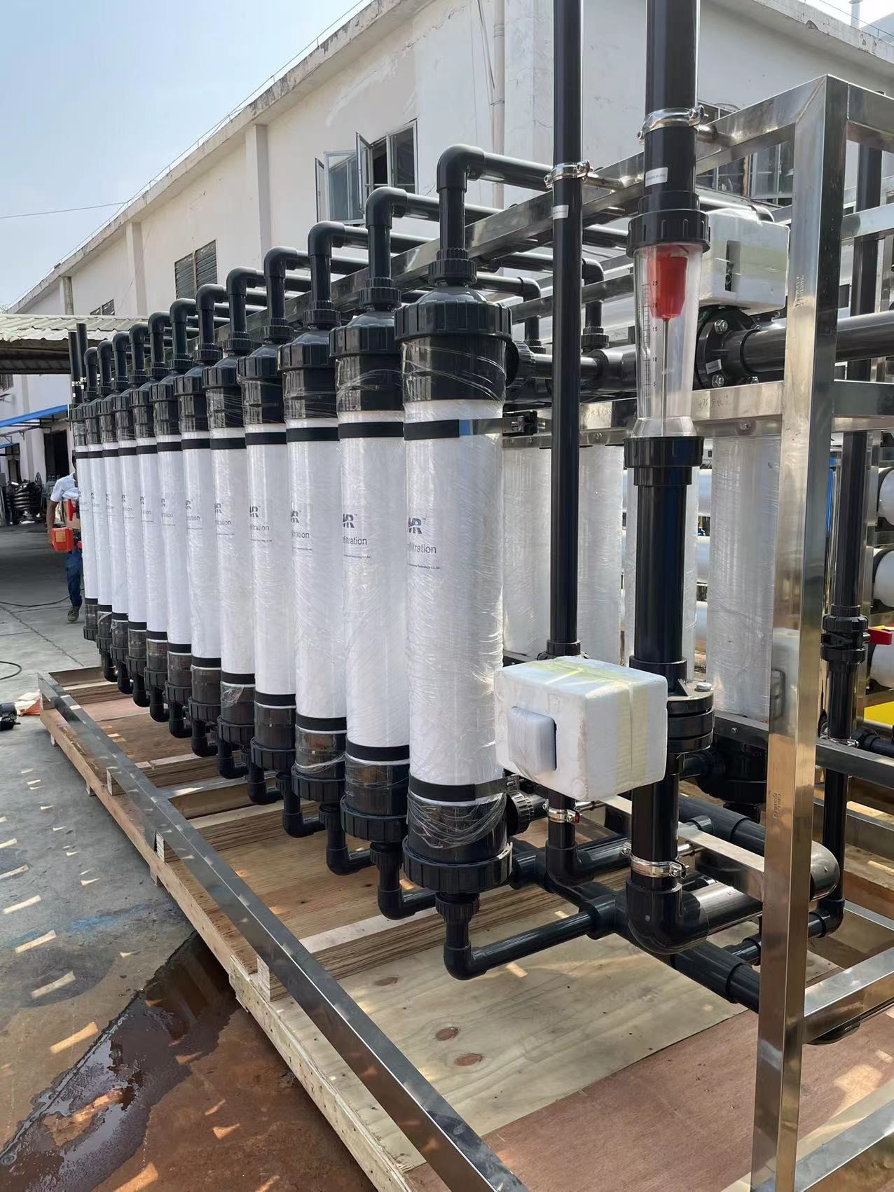 50m3 Per Hour Ultrafiltration Plant With Auto Backwash And Control System