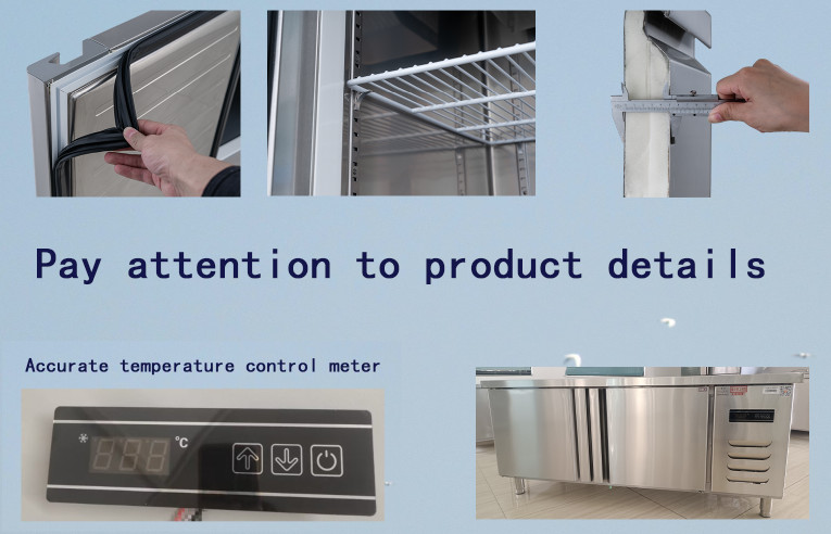 Versatile Commercial Undercounter Fridge Freezer 480L Easy To Clean Antirust