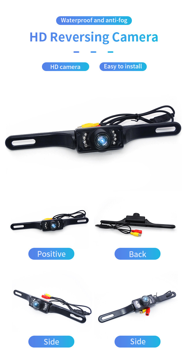 HD Night Vision Reverse Parking Camera 170 Degree Angle