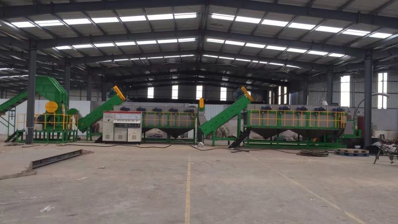 Garbage film crushing washing and recycling machine