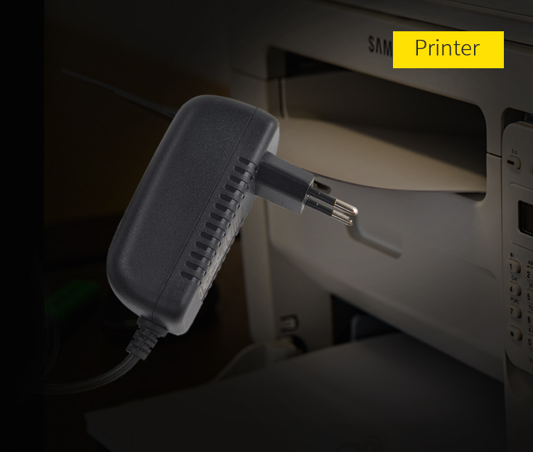 Plug In 24w Ac Switching Mode Power Supply Adaptor 50-60hz For Switching