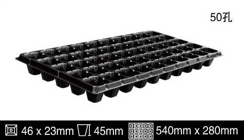 wholesale hydroponic seed propagation plastic growing tray