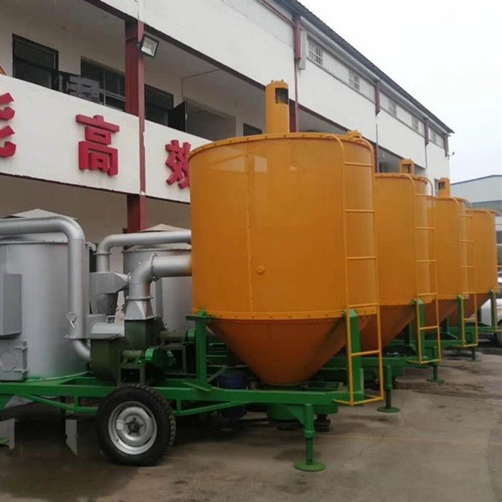 Small Movable Wheat Corn Soybean Buckwheat Grain Tower Dryer For Farm