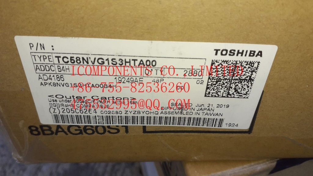 TC58NVG1S3HTAI0 I Temp in stock TC58CVG1S3HRAIJ KIOXIA NAND Flash Serial-SPI 3.3V 2G-bit 8ns 8-Pin WSON EP