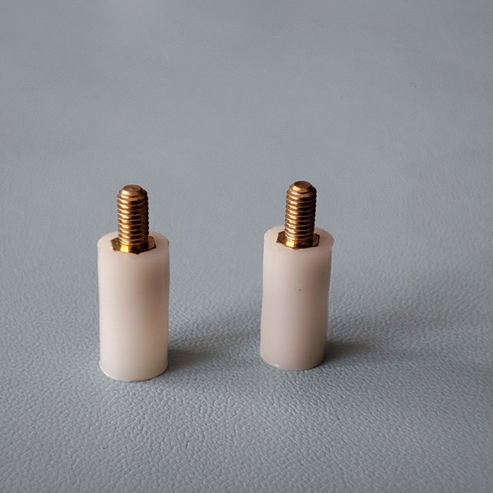 ISO 9001 Round Nylon Pillar Isolation Distance Bolts M4 Standoff Spacer M3X6.5-13MM