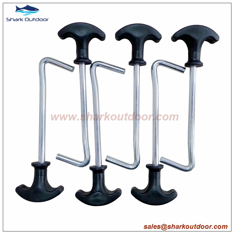 Steel tent peg puller tent stake extractor