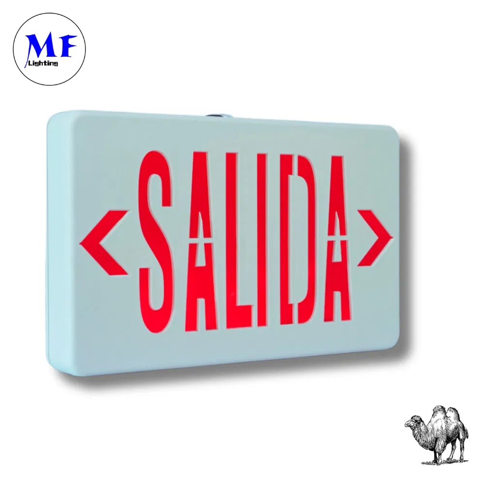 Factory Price High-Visibility Rechargeable LED Exit Sign Emergency Light for Shopping Malls Supermarkets Airports Offices Factories Hotels and Basements