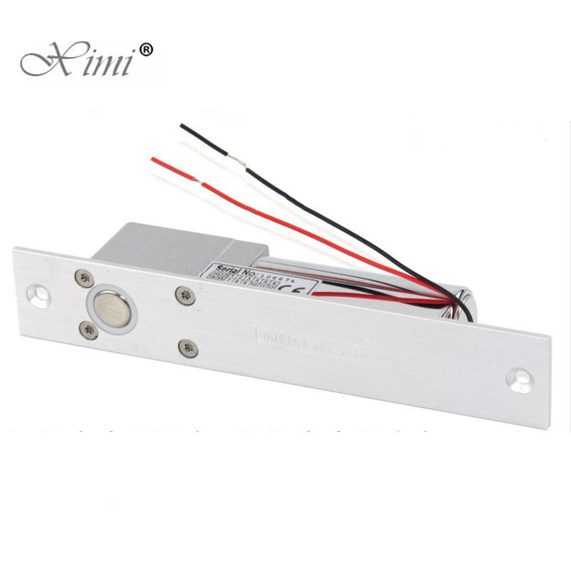 800KG Holder Force Access Control Glass Door Lock Low Temperature And Door Status Feedback Electric Bolt Lock