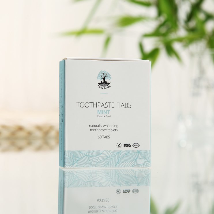 Pearl White Peppermint 255 Pack Toothpaste Tablets Without Fluoride CPNP