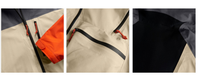 100% Polyester Women'S Fashion Lightweight Windbreaker Jacket Waterproof Raincoat