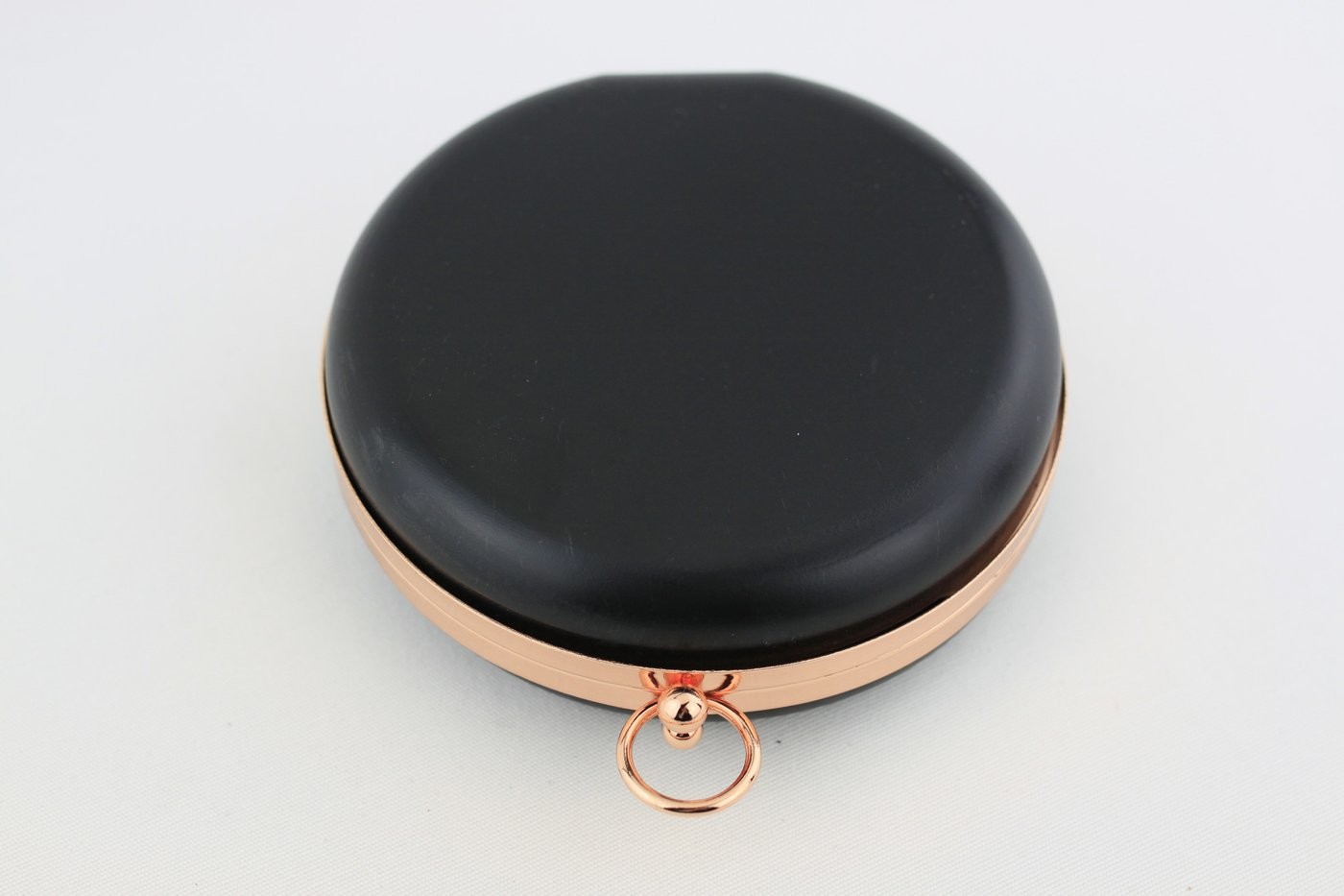 223g 14cm Rose Gold Round Purse Frame For Cosmetic Bag