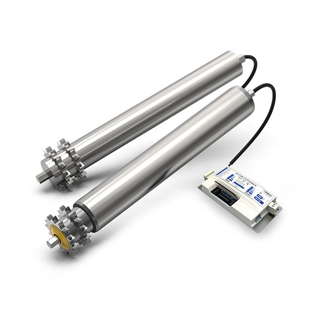 Φ60 100W Double Sprocket Drive Motorized Roller for Heavy Pallet Transportation