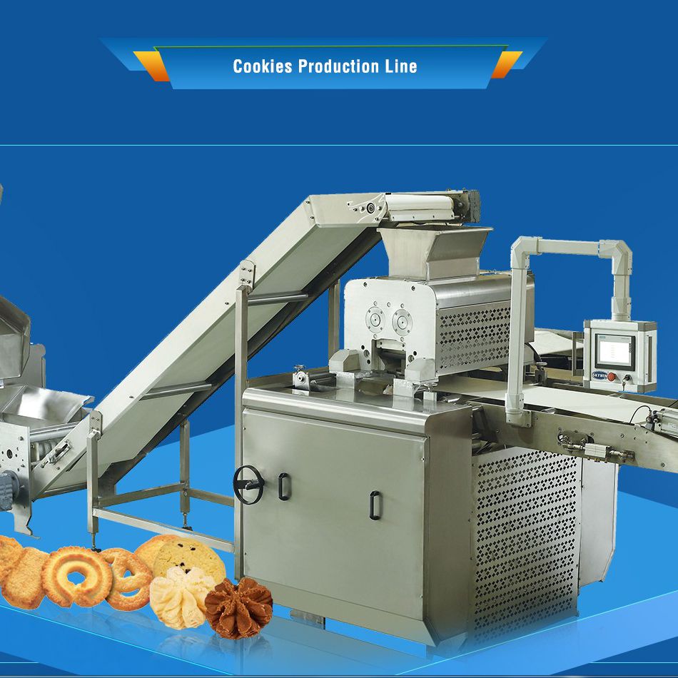Servo Motor Controlled Cookie Making Machine / Cookies Forming Machine