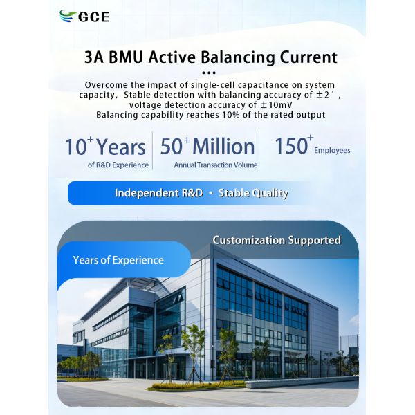 Gce Smart 4u High Voltage Master Bms 60s 192v 250a For Industrial Lithium Battery Energy Storage Ups