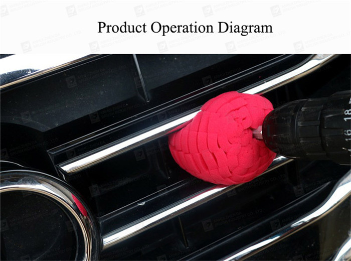1PC 100g Car Polishing Sponges 80mm Car Waxing Sponge Ball