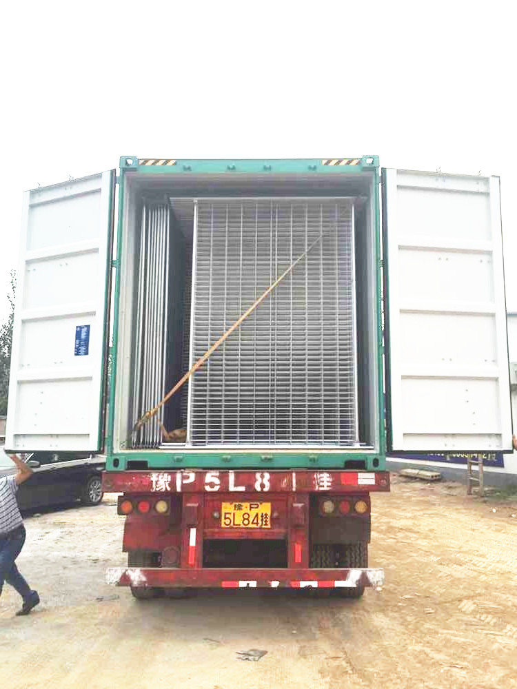 200g/M2 Zinc Coated W2.4m Temporary Steel Fencing For Construction Site Security
