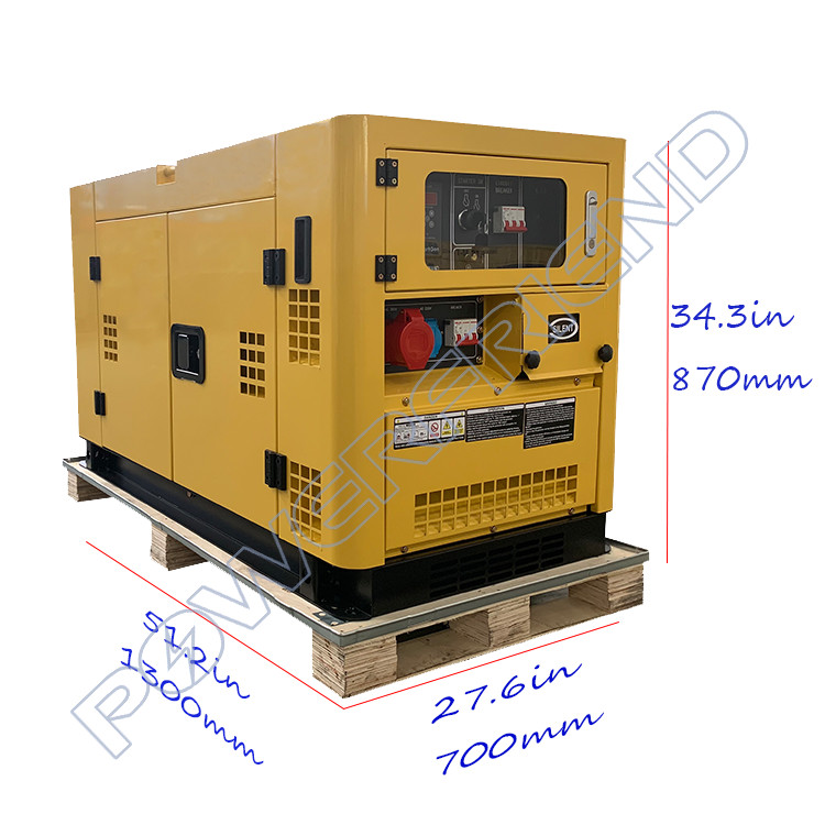 12Kw Diesel Genset 2 Cylinder AC Three Phase Super SilentDiesel Generator