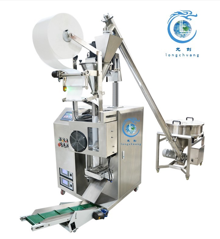 0.5g VFFS Desiccant Auger Fill Spice Powder Packaging Machine Ultrasonic Sealing