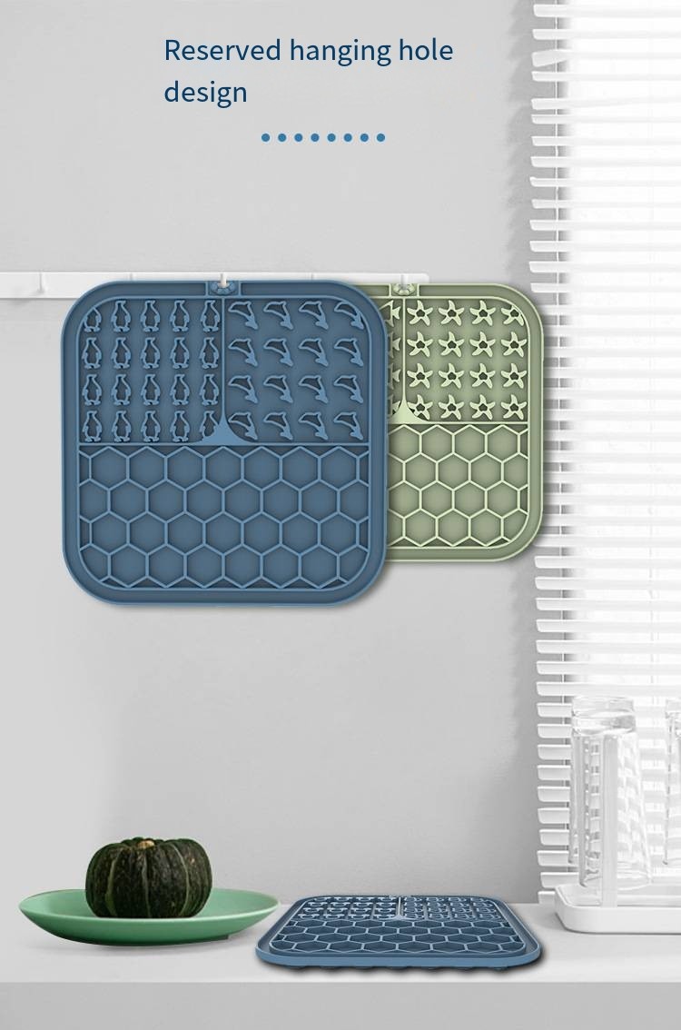 Silicone Suction Cup Licking Pad Cats And Dogs Slow Food Mat For For Food And Water