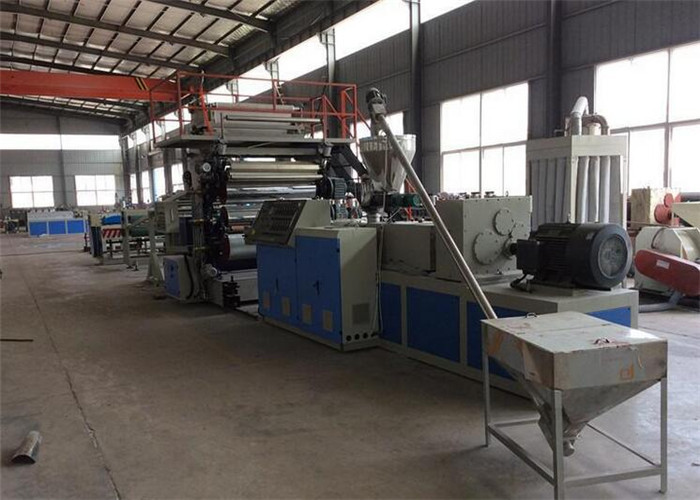PVC WPC Plastic Sheet Extrusion Line , PVC WPC Decoration Sheet Production Line