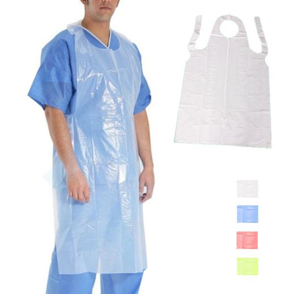 Hygienic Adults Dust Proof Plastic Aprons For Painting