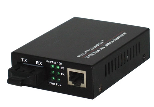 Multi-mode Fiber Optic Media Converter RJ45 1310nm with 10m / 100M
