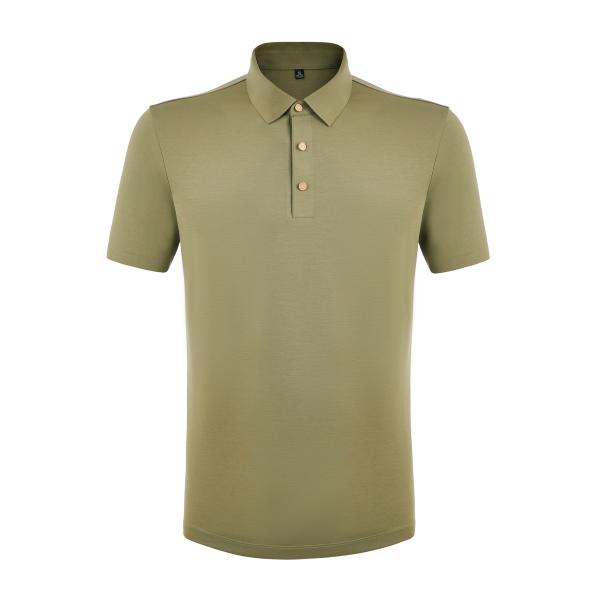 Personalized Male Polo Golf T-Shirt 170-210Grams Customized Logo 95%Cotton 5%Spandex