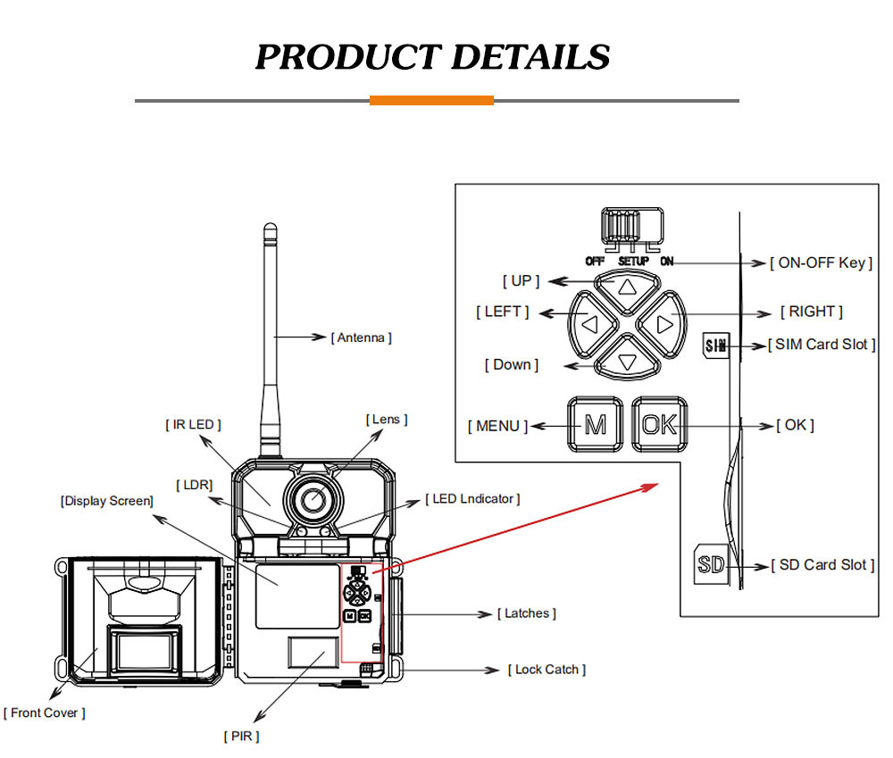 100% Wireless 4G Trail Camera With Free Android And IOS APP Control