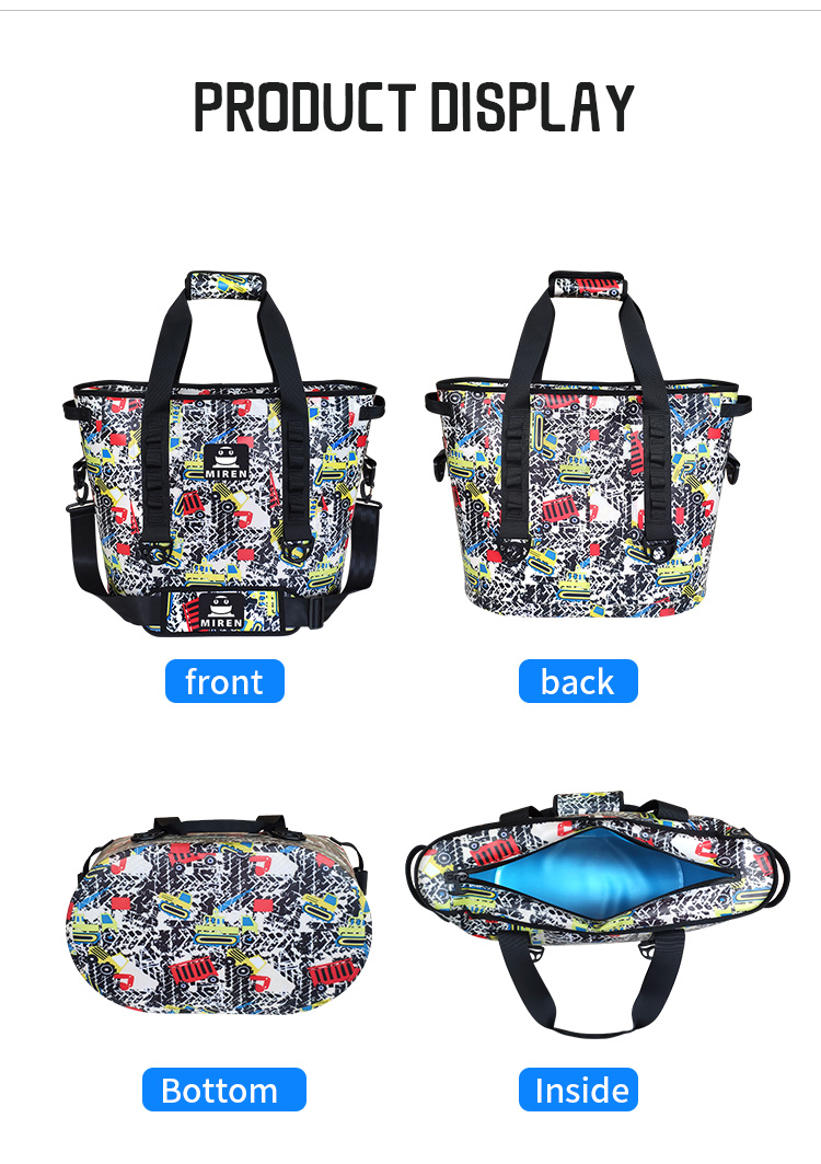 30L Refrigerated Picnic Cooler Bag Water Resistant For Outings