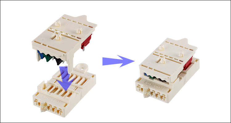 LBK-11 11 Poles Plastic LED Light Connectors In White 400V 16A