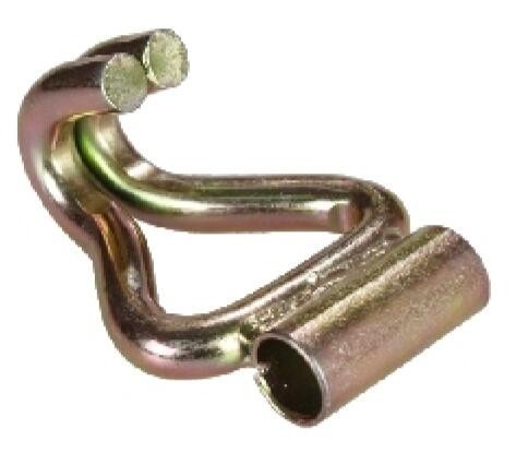 2200lb 1 Tonne 1 Inch Double J Hook Straps Stainless Steel