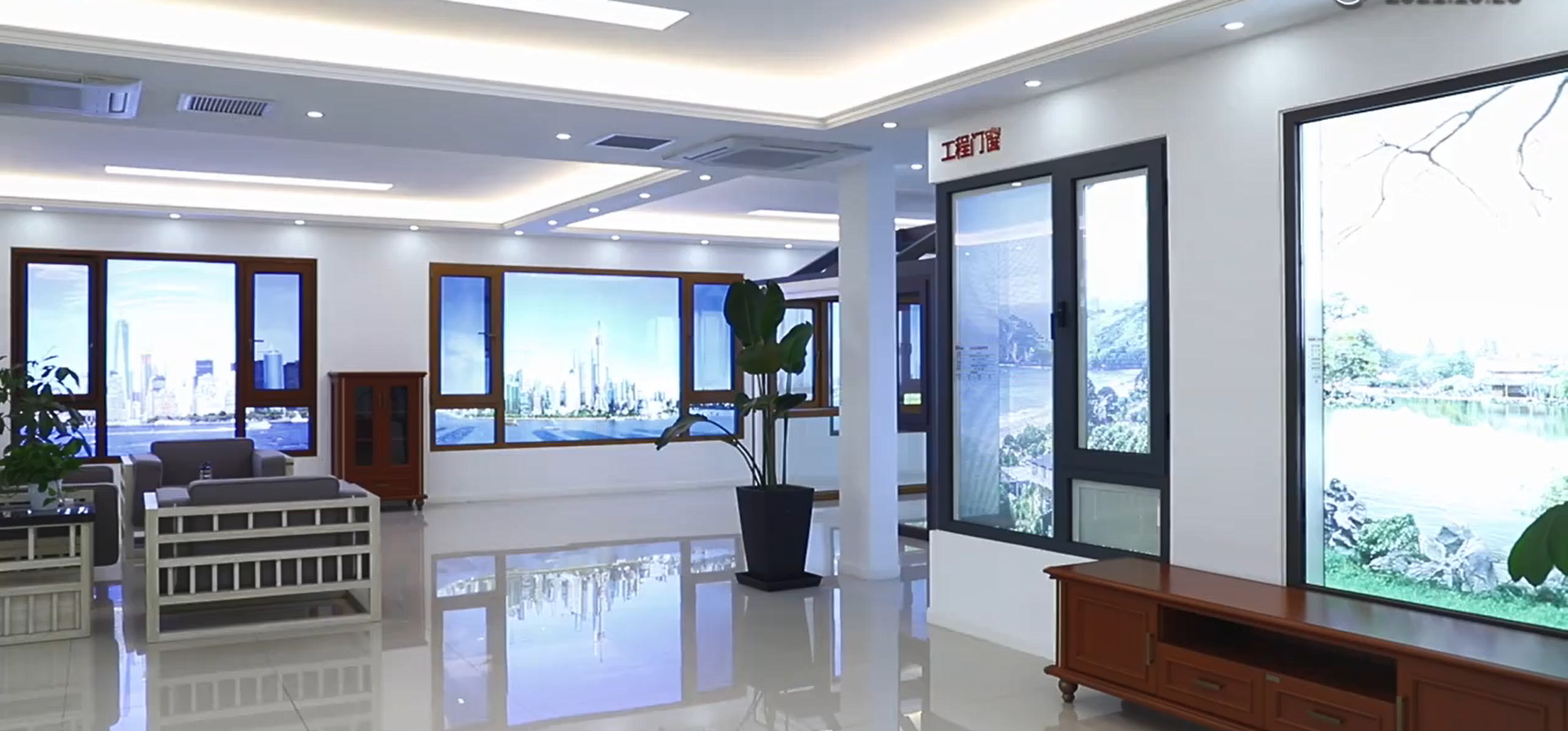 Custom Fixed Glass Window Curtain Wall Picture Windows 48x48