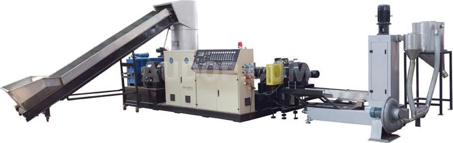 Professional Plastic Pelletizing Machine DIE FACE CUTTING 45KW Main Motor Power