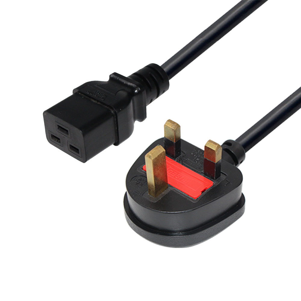 IP11 Home Appliance Power Cord 0.5m With 3 Core H05VV-F Cable 3*0.75/1.0/1.5mm2