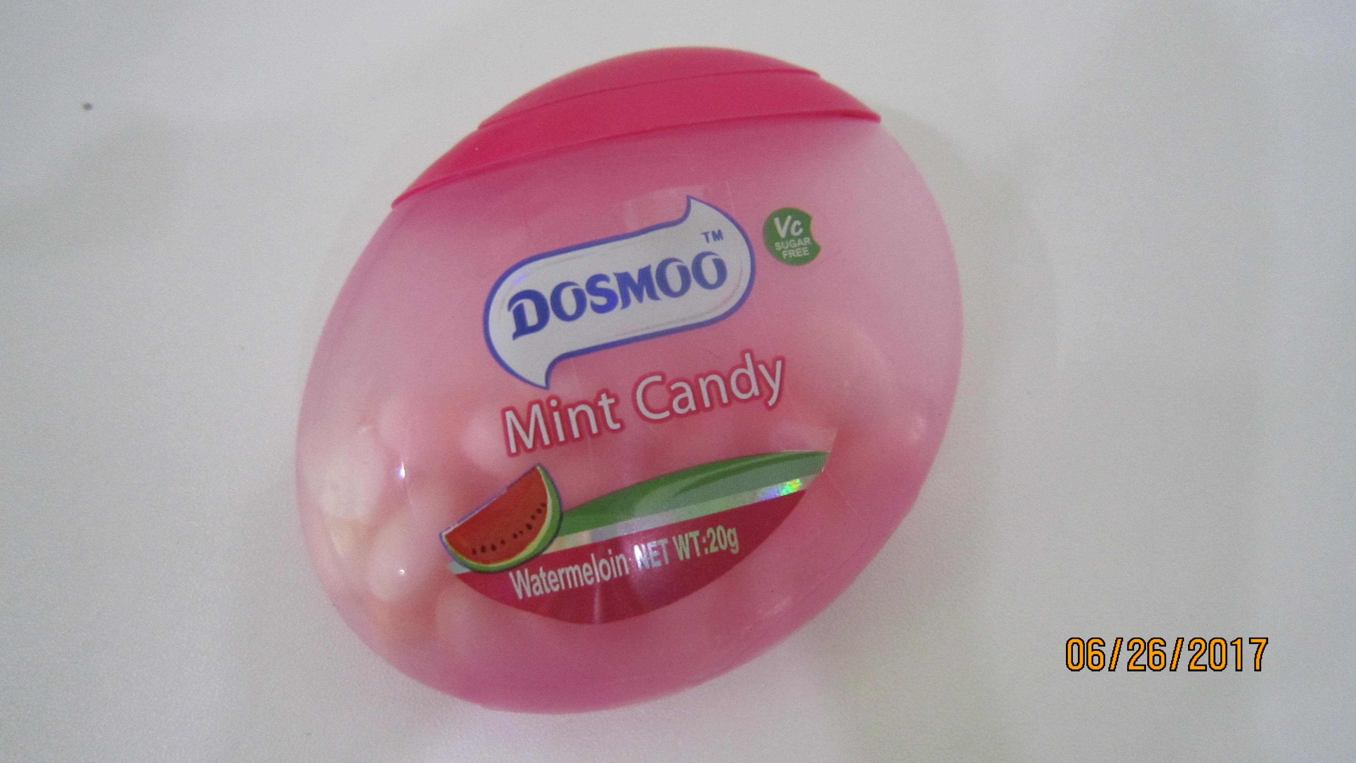 Fresh breath Egg shape Sugar Free Mint Candy / 20g Watermelon Flavor Candy Pepper mint snack