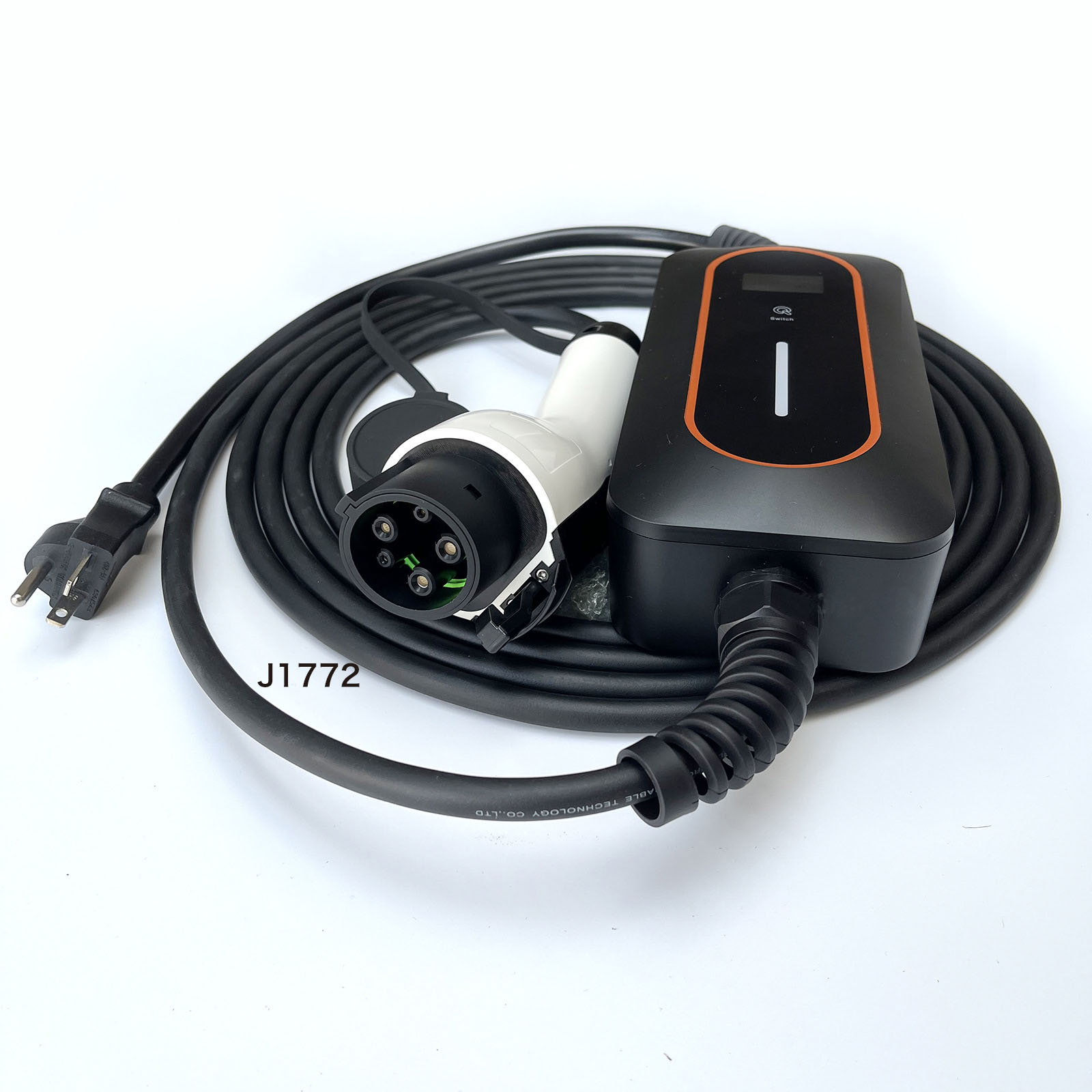 Portable Type 1 Electric Car Charger 16A 3.6kw EV Charger With SAE J1772 EV Connector